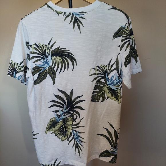 JACK & JONES Tee Crew Neck Shirt Tropical Themed Mens T-Shirt Size M - Picture 8 of 10
